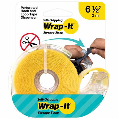 Self-Gripping Hook and Loop Roll, Yellow