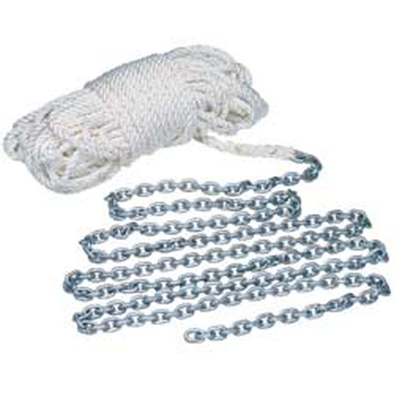 Seachoice Chain 1/2 in. x 200 ft. Anchor Rode Rope, 1/4 in. x 15 ft. 44563  - The Home Depot