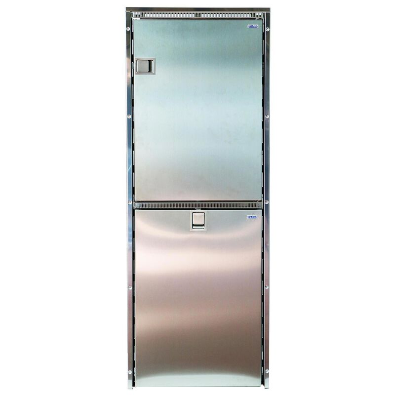 Cruise 260 Combi Stainless Steel Refrigerator/Freezer, AC/DC, 9.2 cu. ft., Right Swing image number 0