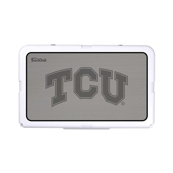 SeaDek Cooler Pad - Collegiate Collection - Fits RTIC 45 - Storm Gray / Black, Texas Christian University image number 0