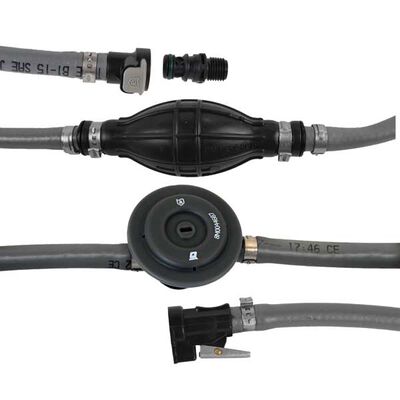 Mercury 1998 & Up O/B Platinum Fuel Line Assembly, Quick Connect, Female w/Round Post,  6' x 3/8"