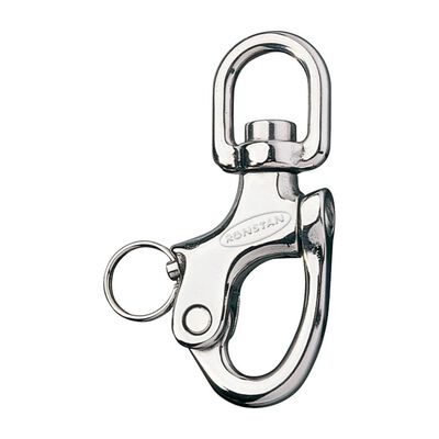 3 5/8" L Stainless Steel Standard S-Bail Snap Shackle