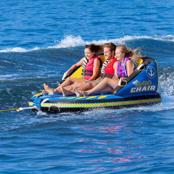 The Captain's Chair 3-Person Towable Tube image number 1