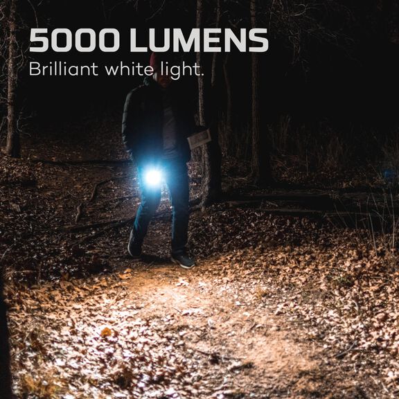 DAVINCI Gray-RC-White LED, 5000 Lumens Flashlight image number 7