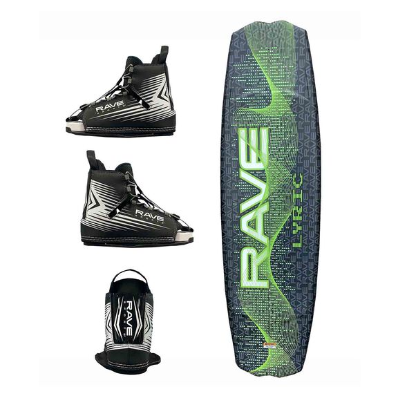 Lyric Green Wakeboard with Bindings Package image number 0