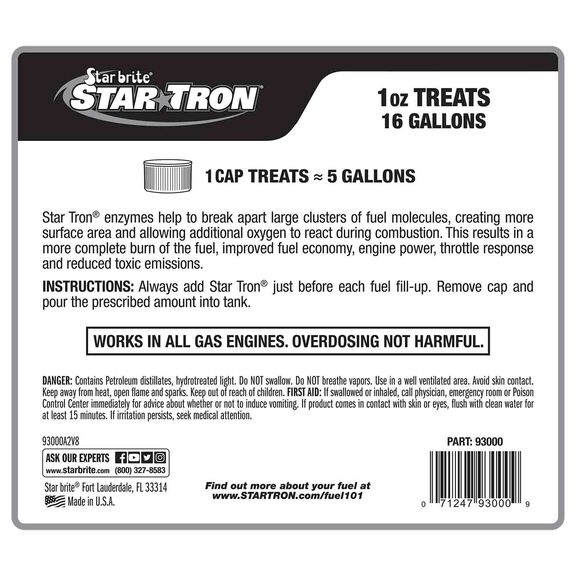 Star Tron&reg; Gasoline Additive, Gallon image number 5
