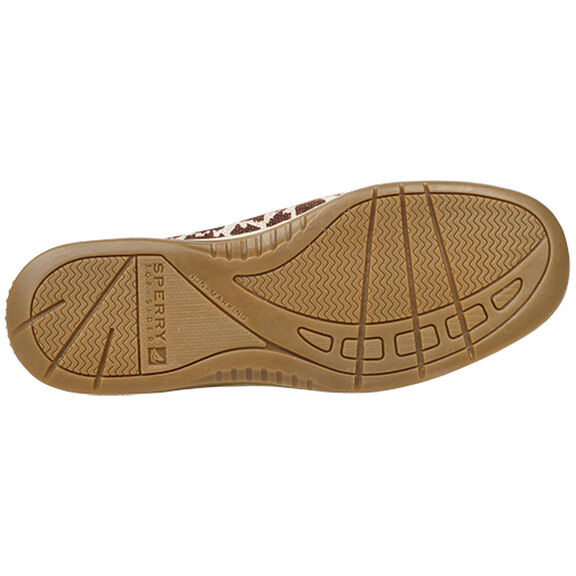 Women&rsquo;s Angelfish Leopard Shimmer Slip-On Boat Shoes image number 3