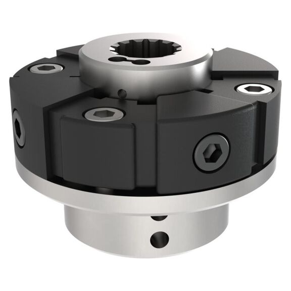 Side-Power Flexible coupler, complete 1pc for SH420/550 | hyd motor with SAE-C 14 tooth motor spline shaft image number 0