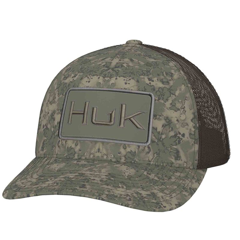 Fin Flats Camo Trucker Hat - Moss | Huk