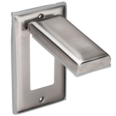 GFCI Outlet Cover - Stainless Steel