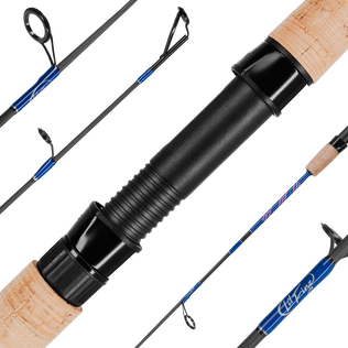 4'3" Li'l Finz Kids Spinning Rod, Medium Power, Purple/Pink