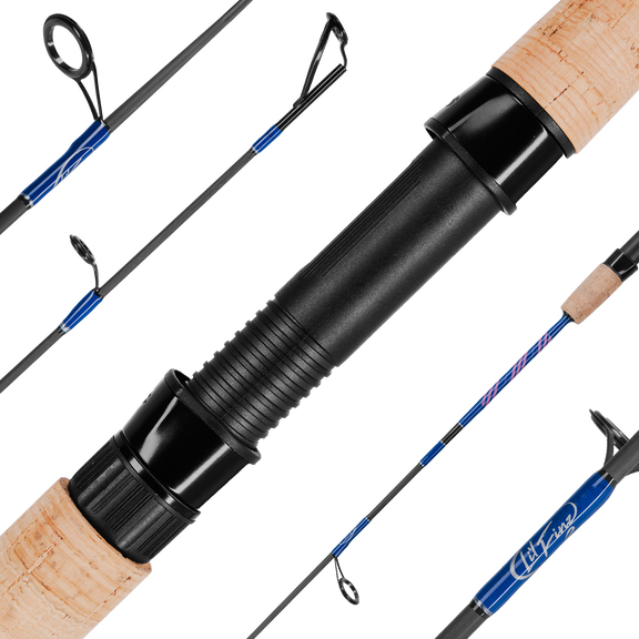 4'3" Li'l Finz Kids Spinning Rod, Medium Power, Purple/Pink image number 0