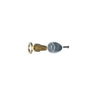 Zinc Prop Nut Enhanced Protection Anode Propeller Nut Assembly for Mercruiser, 2.37" x 3.5"