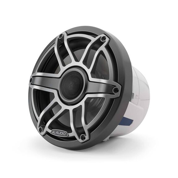 M6-880X-S-GmTi 8.8" Marine Coaxial Speakers, Gunmetal & Titanium Sport Grilles image number 2