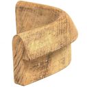 Teak Rail Molding, Inside Corner, 1 3/16" x 5/8" image number 1