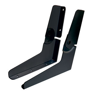 Aluminum NO Pinch Seat Hinge, Black