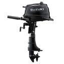 Suzuki DF4A HP 4-Stroke Outboard, 15" Shaft, Manual Start, Black image number 0