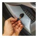 Black Aluminum Sport Valve Caps image number 2