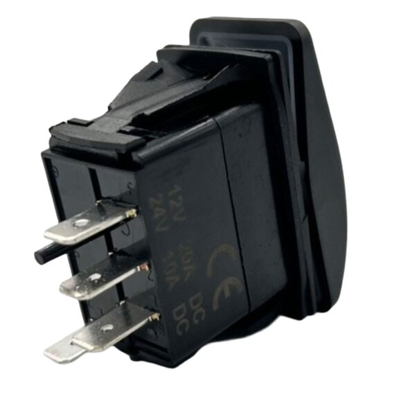 Contura Switch, Two LEDs, On/Off/On, SPDT image number 1