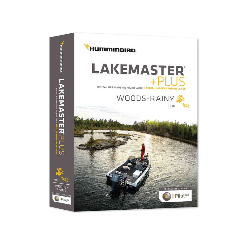 HCWRP4 Lakemaster +Plus Woods/Rainy Chart microSD/SD Card West Marine