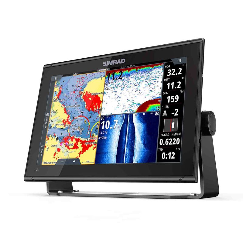 GO12 XSE Chartplotter Display with TotalScan Transducer and Navionics+ Charts image number 2