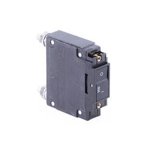 Circuit Breaker, Rocker, Flat, Single Pole, 60A