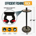 REALTREE 16 Fishing Rod Round Storage Rack image number 1