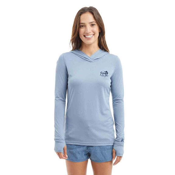 Women's Aquatek Sail N Script Hooded Shirt image number 1