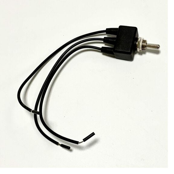 Chrome Plated Toggle Switch, (On)/Off/(On), SPDT image number 0