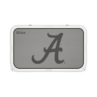 SeaDek Cooler Pad - Collegiate Collection - Fits YETI Tundra 45 - Storm Gray / Black, University of Alabama