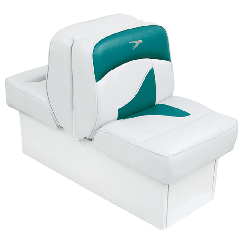 WISE SEATING 10 Base Lounge Seat, White/Green