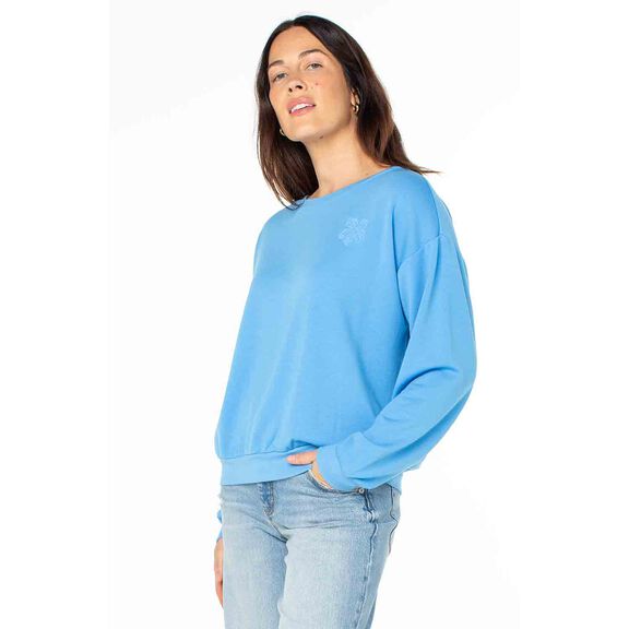 Women's Surfing By Moonlight Fleece Sweater image number 2