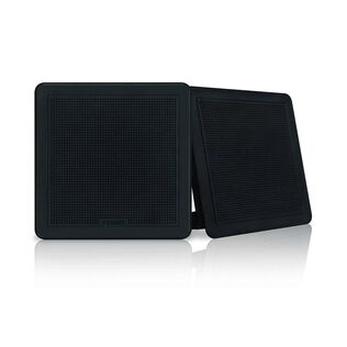 FM-65SB Flush Mount 6.5" Square Marine Speakers