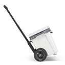 22 Quart Ultra-Tough Wheeled Hard-Sided Ice Chest Cooler, Fits 28 Cans, 6 Wine Bottles, White image number 1