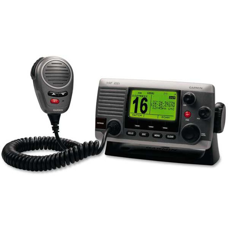 GARMIN VHF 100 FixedMount Radio, Black West Marine