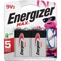 Energizer MAX 9V Batteries, 2 Pack image number 0