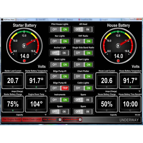 N2KView&reg; Vessel Monitoring and Control Software for PC image number 2