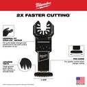MILWAUKEE&reg; OPEN-LOK&trade; 1-3/8" HCS Japanese Tooth PRO-CURVE&trade; Hardwood Multi-Tool Blades, 3 Pack image number 1