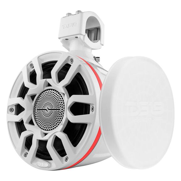 HYDRO 8" Marine Tower Speakers PRO-HY8.4 Included and CS8 Cover, White image number 3