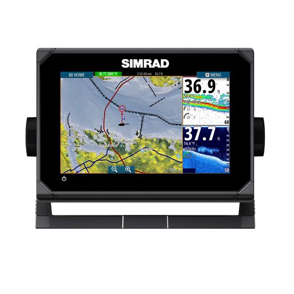 GO7 XSE Fishfinder/Chartplotter Navigation Display with TotalScan&trade; Transducer and Insight Charts image number 0