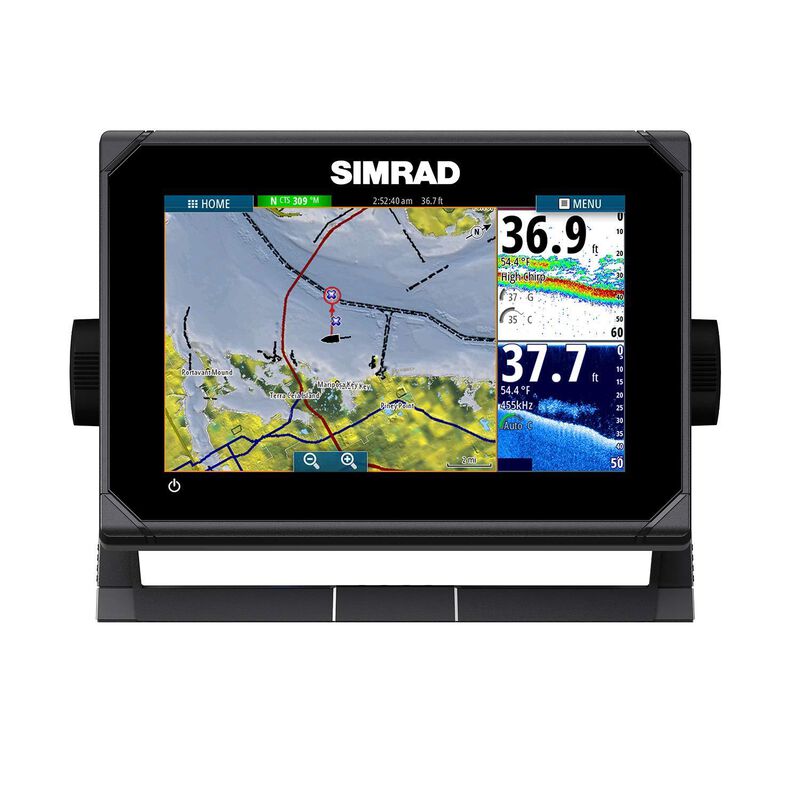 GO7 XSE Fishfinder/Chartplotter Navigation Display with TotalScan™ Transducer and Insight Charts image number 0