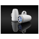 M3-770ETXv3-Gw-S-Gw-i 7.7" Enclosed Marine Coaxial Speaker System, Gloss White, White Sport Grilles with RGB LED Lighting image number 1