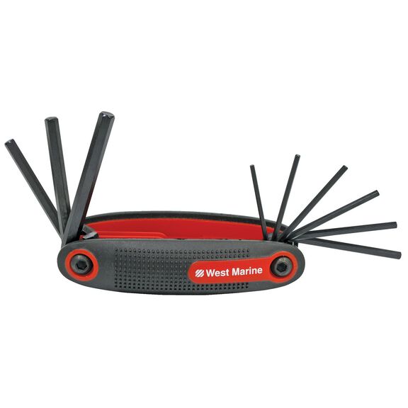 Folding SAE & Metric Hex Key 2-Pack image number 3