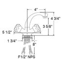 Marine Heavy Duty Basin Mixer image number 1
