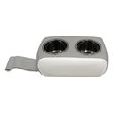 3059 Pontoon Double Drink Holder with Stainless Steel Cup Holders image number 2