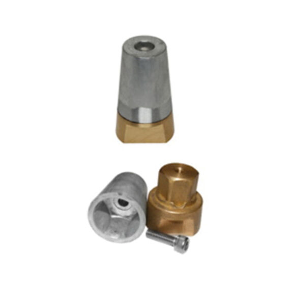 Radice&trade; Zinc Prop Nut Anodes, 0.34" ID, 2" OD, 2.6" Height image number 0