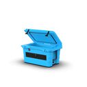 Wet Sounds SHIVR-55-BLU 58 Quart Ice Chest in Special Edition Blue with Built in Powered Bluetooth Soundbar image number 3
