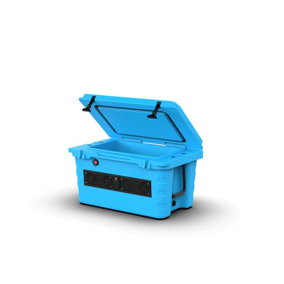 Wet Sounds SHIVR-55-BLU 58 Quart Ice Chest in Special Edition Blue with Built in Powered Bluetooth Soundbar image number 3