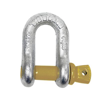 Galvanized “D” Shackles for Chain