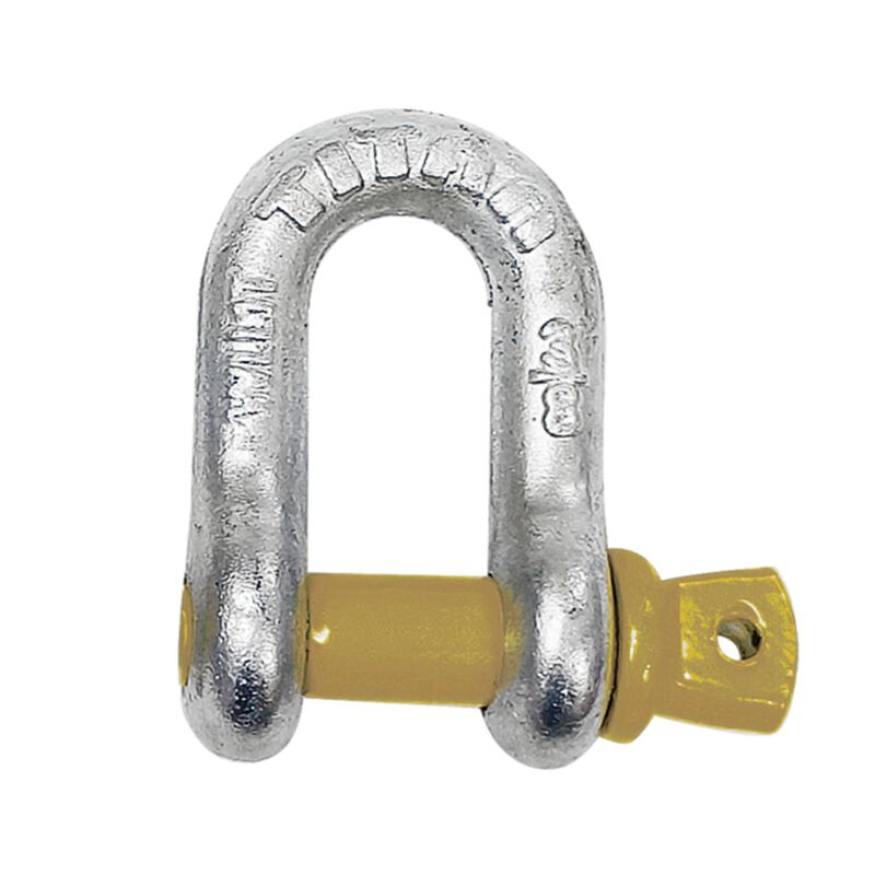 Galvanized “D” Shackles for Chain image number 0
